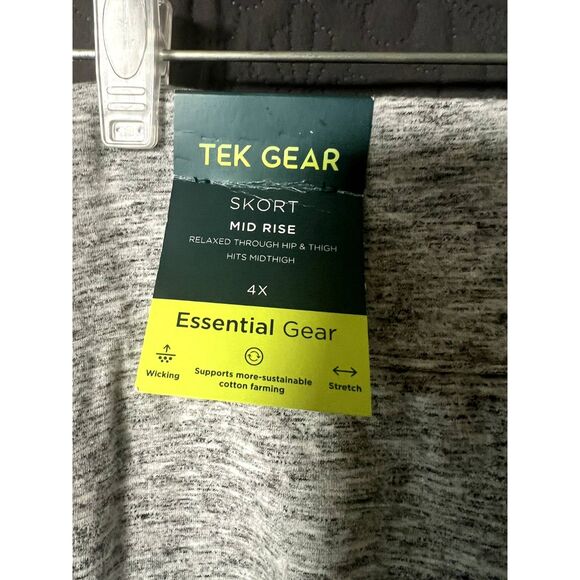 Tek Gear Plus Size Womens Mid Rise Skort Modern Everyday Wear SZ 4X:NWT - Picture 6 of 6